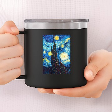 Discover The Starry Night 14oz Stainless Steel Tumblers