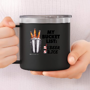 Discover My Bucket List 14oz Stainless Steel Tumblers