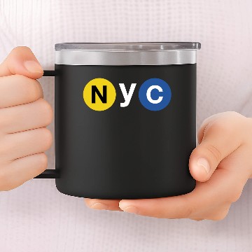 Discover NYC Subway 14oz Stainless Steel Tumblers