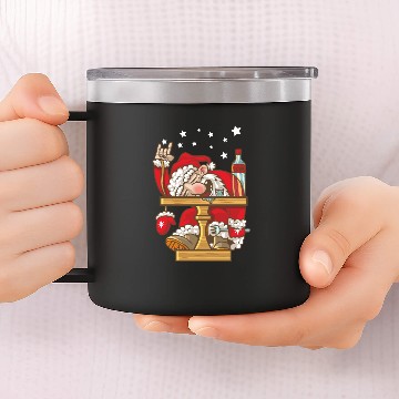 Discover Bad Santa 14oz Stainless Steel Tumblers