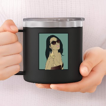 Discover Champagne-sexy-lady 14oz Stainless Steel Tumblers