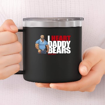 Discover I Heart Daddy Bears 2 14oz Stainless Steel Tumblers