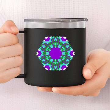 Discover Johnny Depp Mandala 14oz Stainless Steel Tumblers