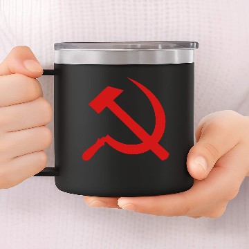 Discover hammer and sickle 14oz Stainless Steel Tumblers