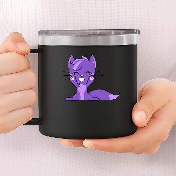 Discover Lavender Fluffbottom 14oz Stainless Steel Tumblers