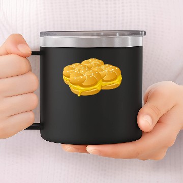 Discover Cheesy Sandwiches 14oz Stainless Steel Tumblers