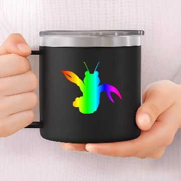 Discover Rainbow Lobster #2 14oz Stainless Steel Tumblers