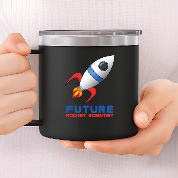Discover Future Rocket Scientist 14oz Stainless Steel Tumblers