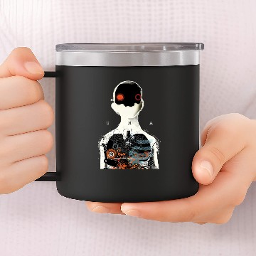 Discover human robot 14oz Stainless Steel Tumblers