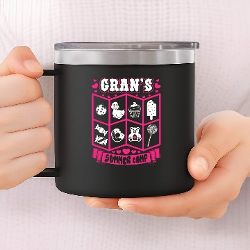 Discover Grans Summer Camp 14oz Stainless Steel Tumblers