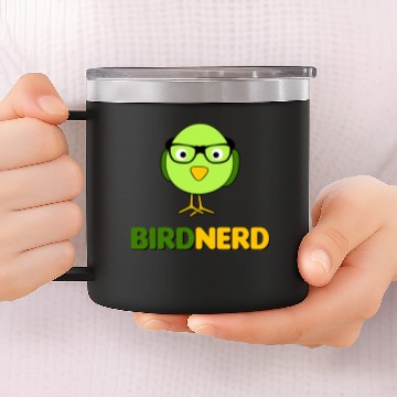 Discover Bird Nerd 14oz Stainless Steel Tumblers