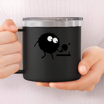 Discover Table tennis ping pong 14oz Stainless Steel Tumblers