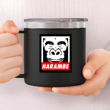 Discover HARAMBE 14oz Stainless Steel Tumblers