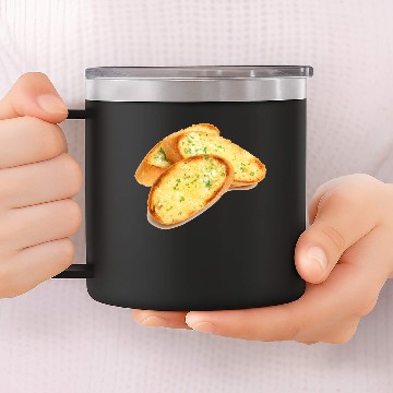 Discover Garlic Bread 14oz Stainless Steel Tumblers