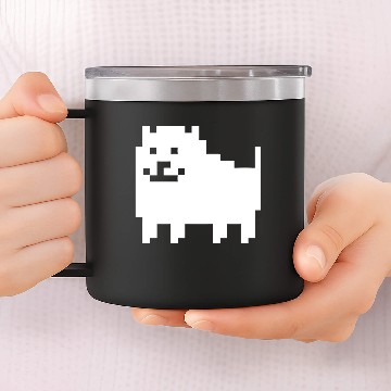 Discover undertale dog 14oz Stainless Steel Tumblers