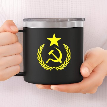 Discover Communist Flag 14oz Stainless Steel Tumblers
