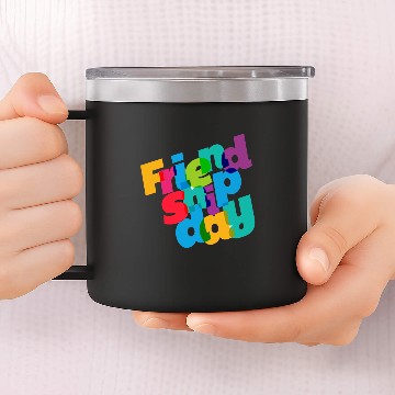 Discover colorful-friendship-day 14oz Stainless Steel Tumblers