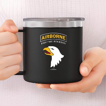 Discover 101st Airborne Division 14oz Stainless Steel Tumblers