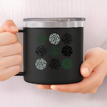 Discover Marigold Matrix 14oz Stainless Steel Tumblers