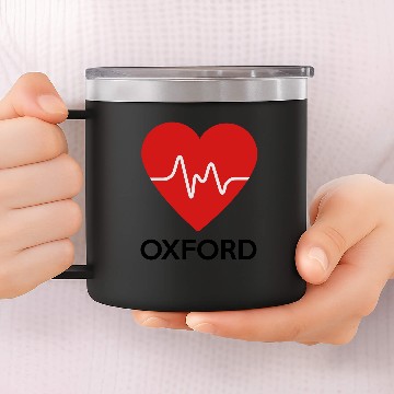 Discover Heart Oxford 14oz Stainless Steel Tumblers