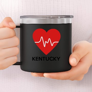 Discover Heart Kentucky 14oz Stainless Steel Tumblers