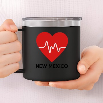 Discover Heart New Mexico 14oz Stainless Steel Tumblers