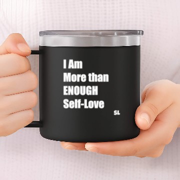 Discover I AM ENOUGH 14oz Stainless Steel Tumblers