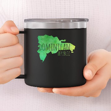 Discover Dominican Republic 14oz Stainless Steel Tumblers