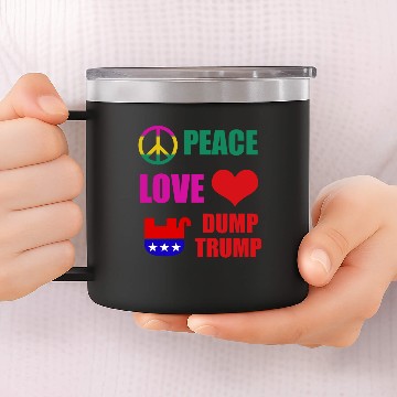 Discover Anti Trump designs 14oz Stainless Steel Tumblers