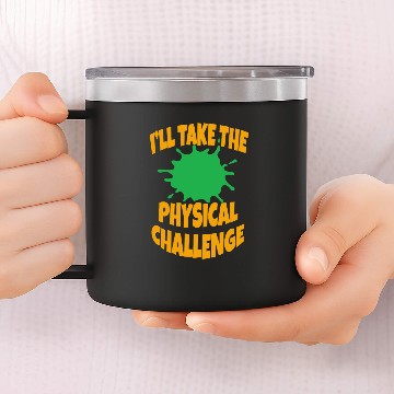 Discover Double Dare - Nick 90s - Physical Challenge 14oz Stainless Steel Tumblers