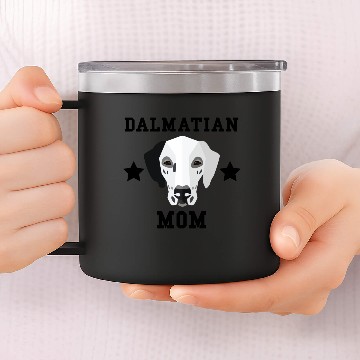 Discover Dalmatian Mom Dog Owner 14oz Stainless Steel Tumblers