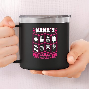 Discover Nanas Summer Camp 14oz Stainless Steel Tumblers