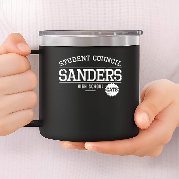 Discover Student Council Sanders High School Cats 14oz Stainless Steel Tumblers
