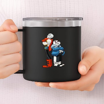 Discover UNDERTALE SANS PAPYRUS 14oz Stainless Steel Tumblers