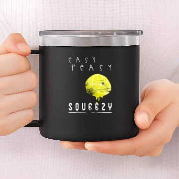 Discover Easy Peasy Lemon Squeezy 14oz Stainless Steel Tumblers