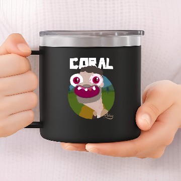 Discover Coral 14oz Stainless Steel Tumblers