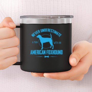 Discover Dog American Foxhound NUM 14oz Stainless Steel Tumblers