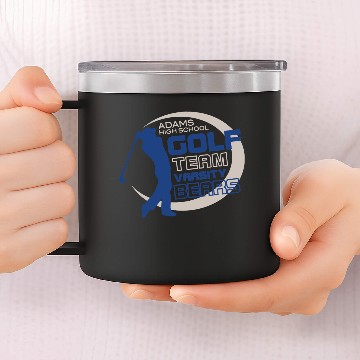 Discover Adams High School Golf Team Varsity Bears 14oz Stainless Steel Tumblers