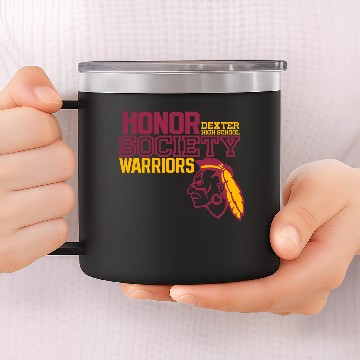 Discover Honor Society Dexter High School Warriors 14oz Stainless Steel Tumblers