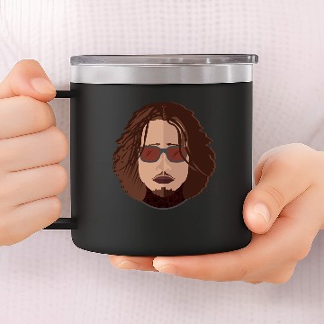 Discover Chris Cornell 14oz Stainless Steel Tumblers