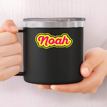 Discover Name Noah 14oz Stainless Steel Tumblers