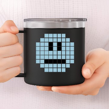 Discover 08 pixel 16 ai vectorstock 8808318 14oz Stainless Steel Tumblers