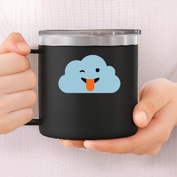 Discover 07 cloud 4 ai vectorstock 8455259 14oz Stainless Steel Tumblers