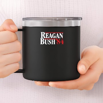 Discover Reagan Bush 84 14oz Stainless Steel Tumblers