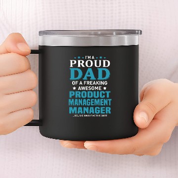 Discover Product Management Manager 14oz Stainless Steel Tumblers
