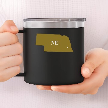 Discover Nebraska 14oz Stainless Steel Tumblers