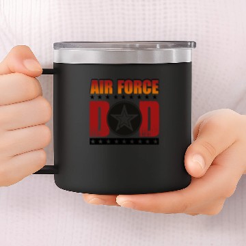 Discover AIR FORCE DAD 14oz Stainless Steel Tumblers