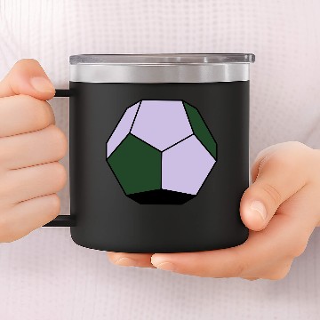 Discover platonic solid 14oz Stainless Steel Tumblers