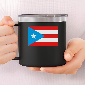 Discover Flag Puerto Rico 14oz Stainless Steel Tumblers