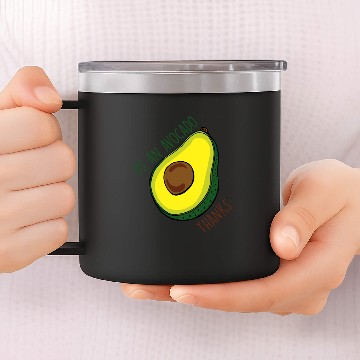 Discover avocado youtube 14oz Stainless Steel Tumblers